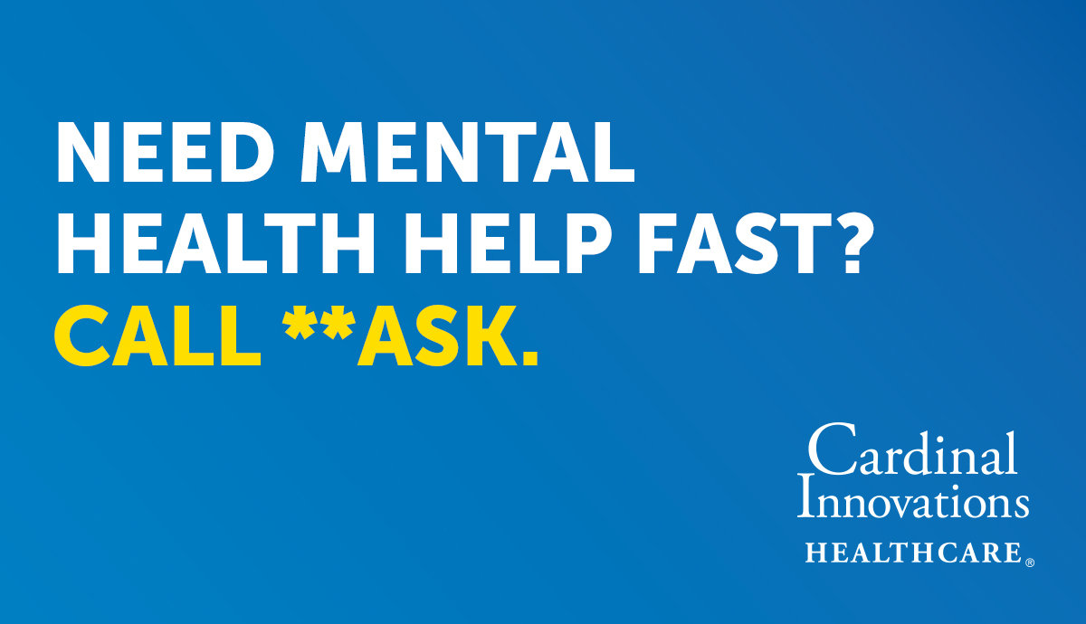Cardinal Innovations Healthcare, Chatham’s mental health managed care organization, annonuced a new mental health crisis line last week.